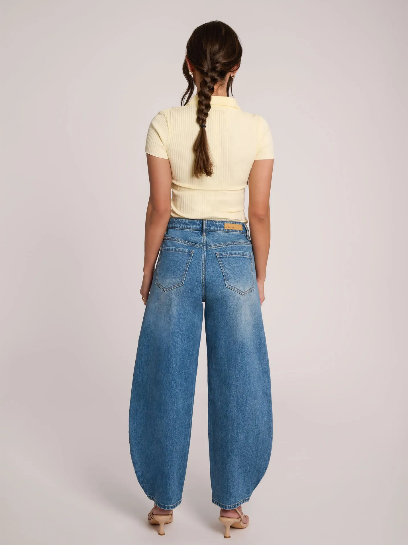 MALIA RELAXED JEANS / BLUE STEM