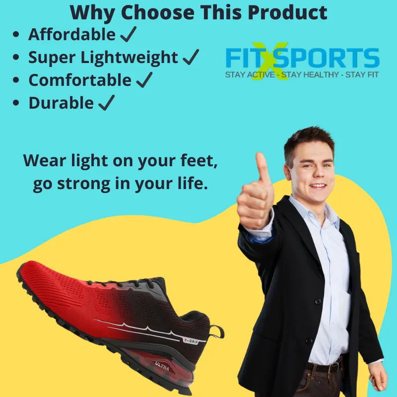 Men's Running Shoes Breathable Mesh Running Shoes Men's Trail Running Shoes