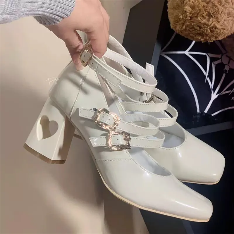 MR.Qiutian~Byron Manor~Elegant Lolita Shoes Thick Mid Heel Shoes