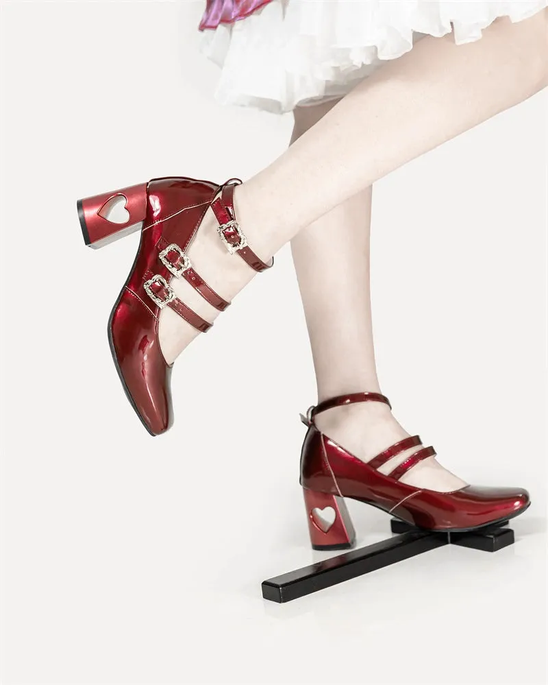 MR.Qiutian~Byron Manor~Elegant Lolita Shoes Thick Mid Heel Shoes