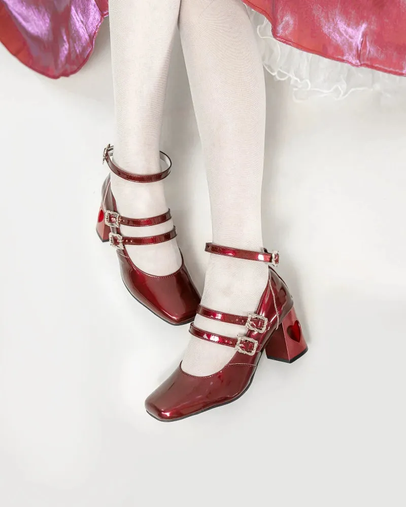 MR.Qiutian~Byron Manor~Elegant Lolita Shoes Thick Mid Heel Shoes