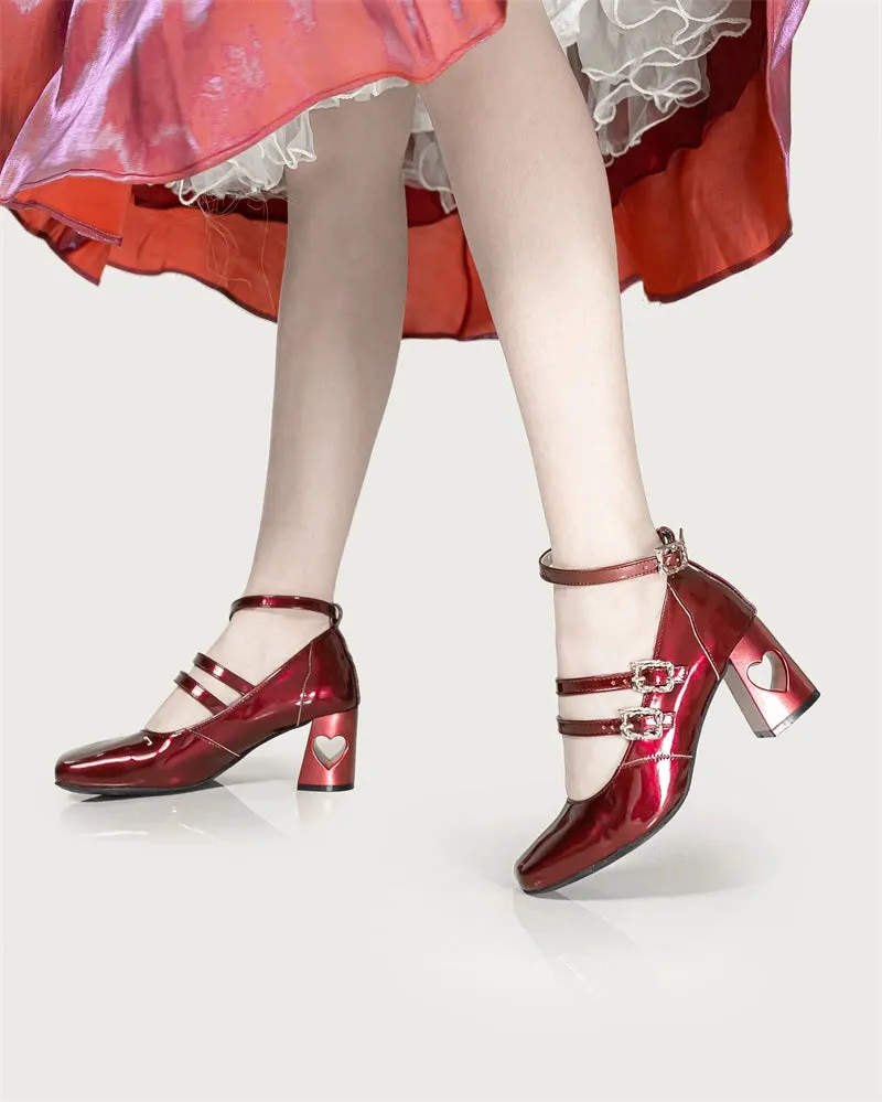MR.Qiutian~Byron Manor~Elegant Lolita Shoes Thick Mid Heel Shoes