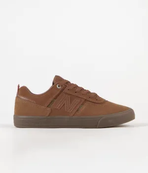New Balance Numeric 306 Jamie Foy Deathwish Shoes - Brown / Gum