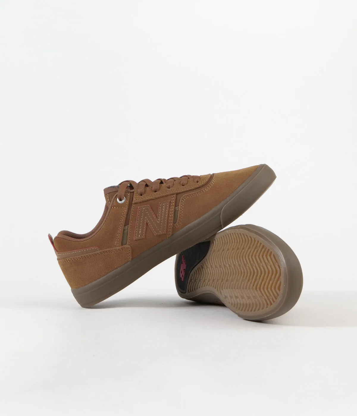 New Balance Numeric 306 Jamie Foy Deathwish Shoes - Brown / Gum