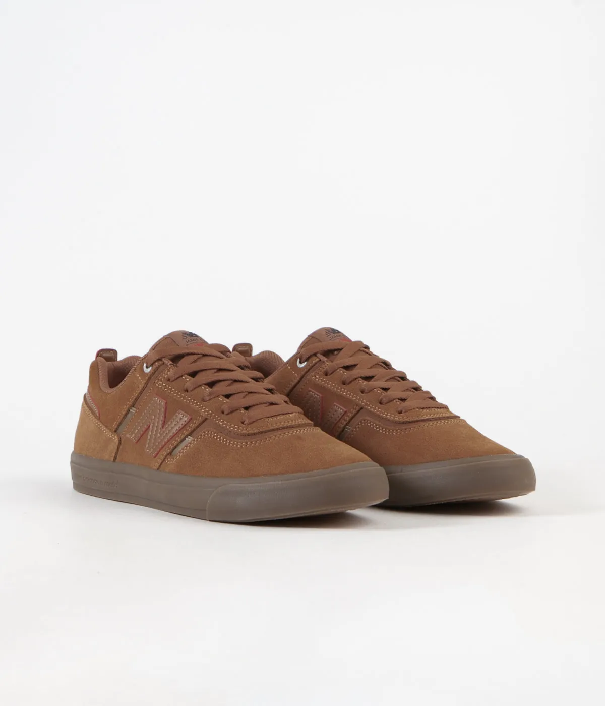 New Balance Numeric 306 Jamie Foy Deathwish Shoes - Brown / Gum