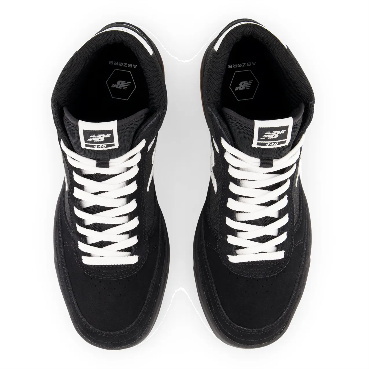 New Balance Numeric Men's 440 High Black White Shoes