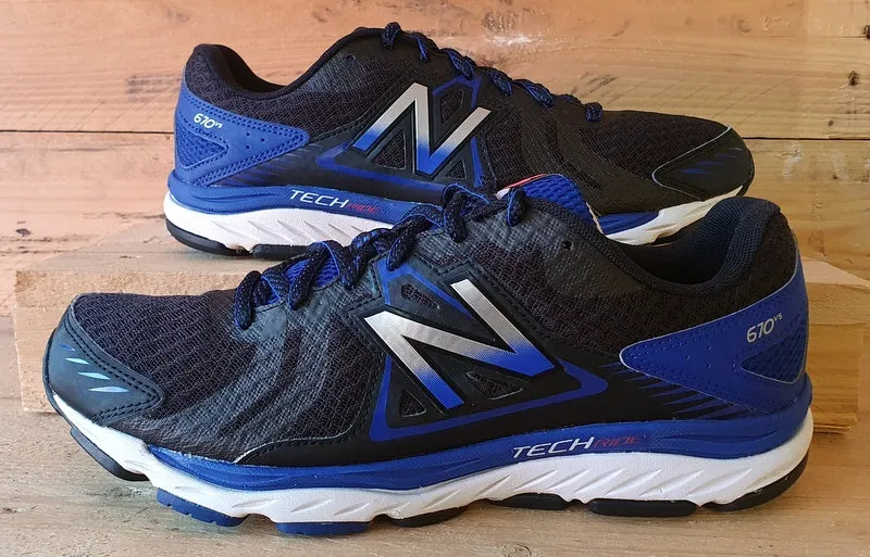 New Balance Techride Textile Trainers UK7/US7.5/EU40.5 M670BK5 Black/Blue/White