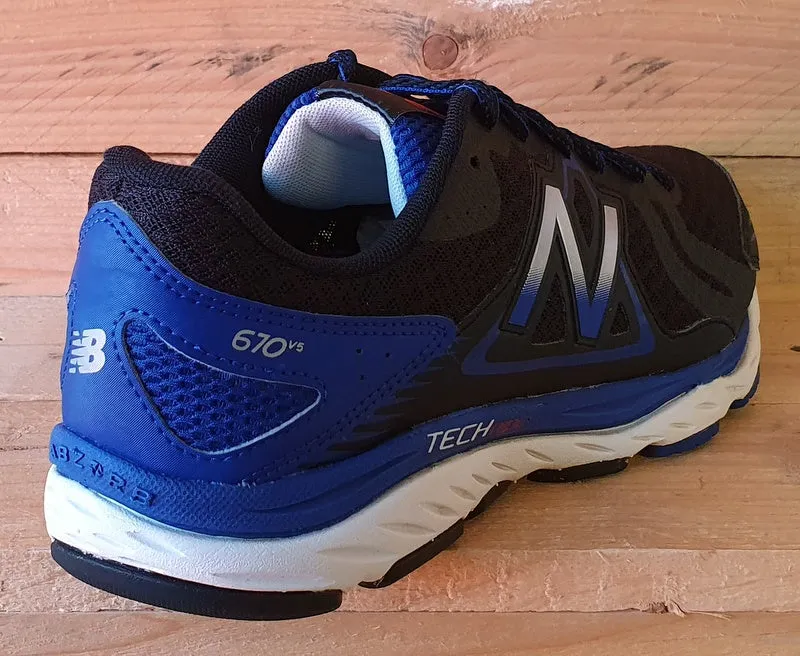 New Balance Techride Textile Trainers UK7/US7.5/EU40.5 M670BK5 Black/Blue/White
