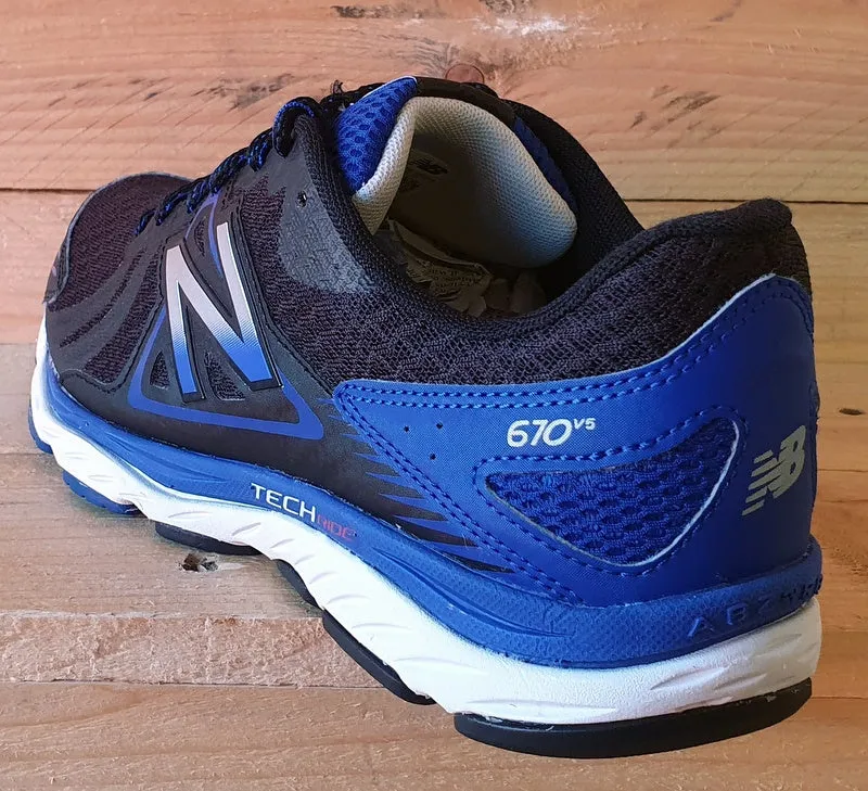 New Balance Techride Textile Trainers UK7/US7.5/EU40.5 M670BK5 Black/Blue/White