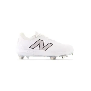 New Balance Women's FuelCell FUSE v4 Metal Fastpitch Softball Cleats - Optic White / Raincloud - SMFUSEW4