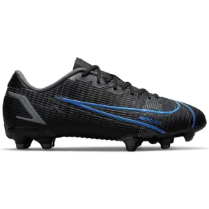 Nike Junior Mercurial Vapor 14 Academy FG/MG Soccer Cleat - Black/Black/IronGrey