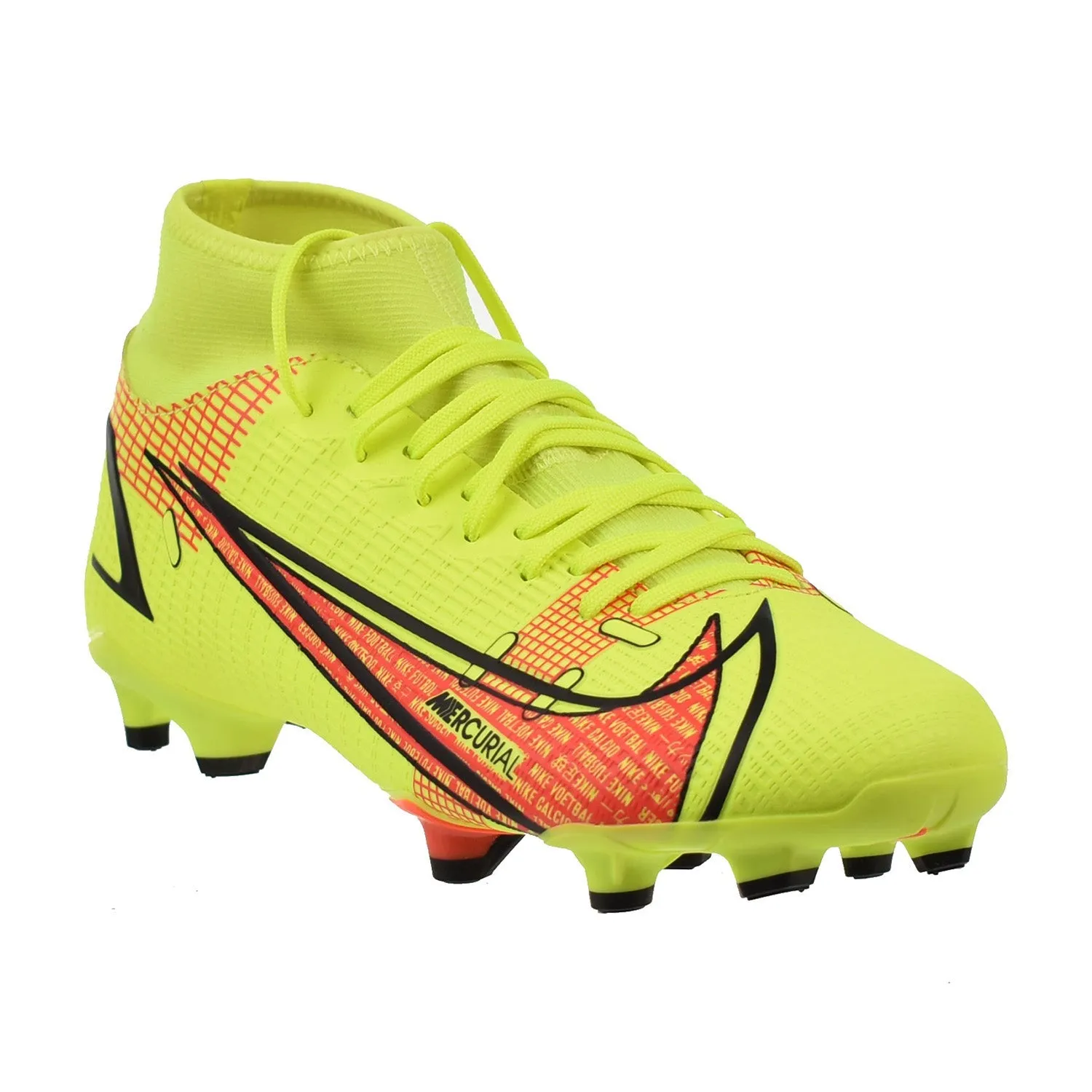 Nike Mercurial Superfly 8 Academy FGMG Men's Soccer Cleats Volt-Black