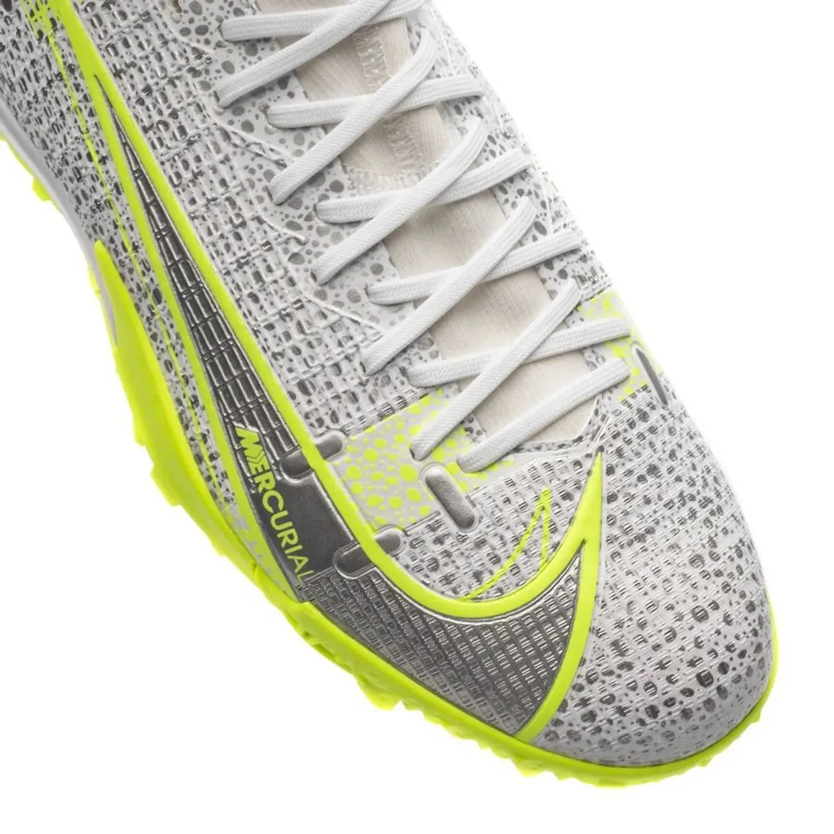 Nike Mercurial Superfly 8 Academy TF Silver Safari/Black/Metallic Silver/Volt