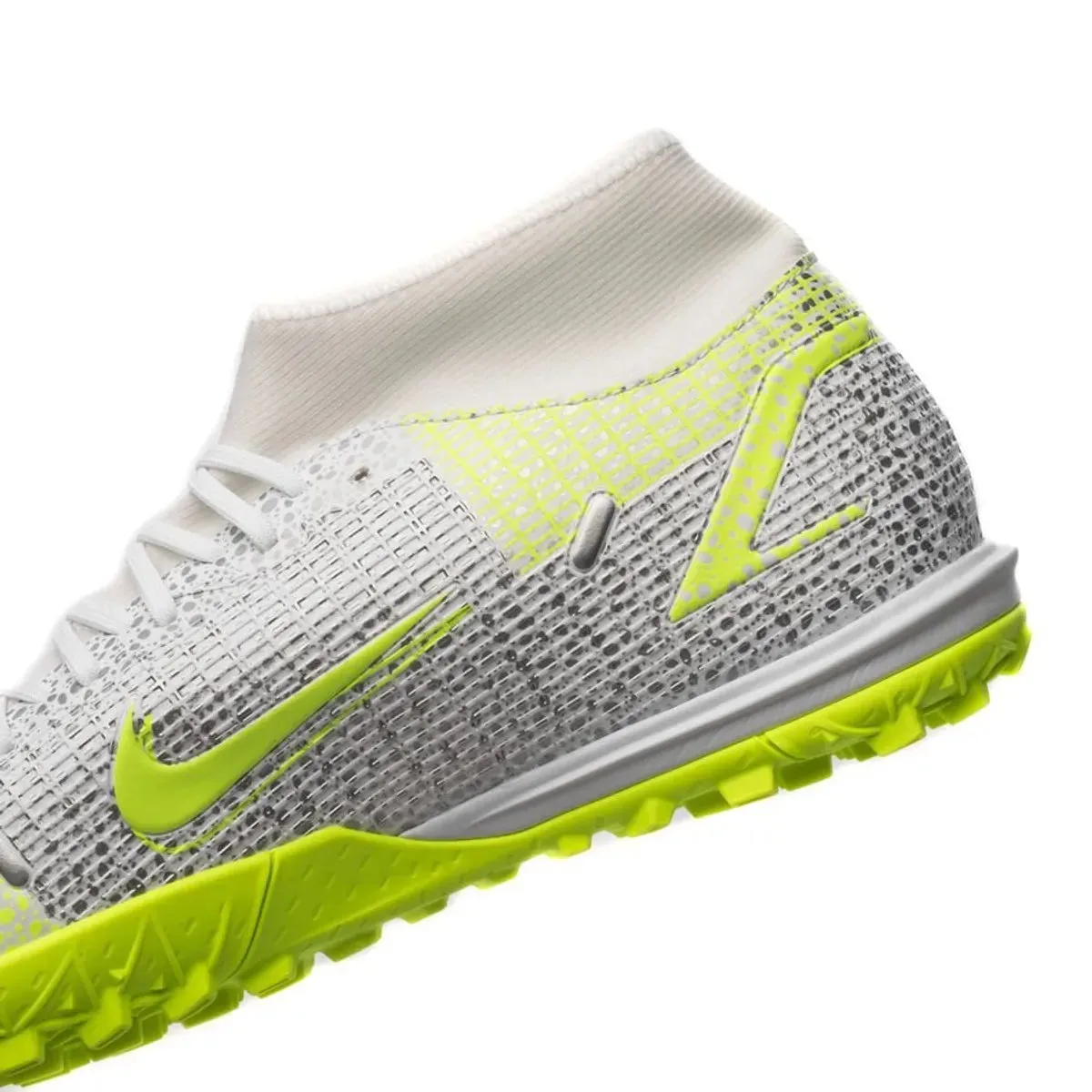 Nike Mercurial Superfly 8 Academy TF Silver Safari/Black/Metallic Silver/Volt