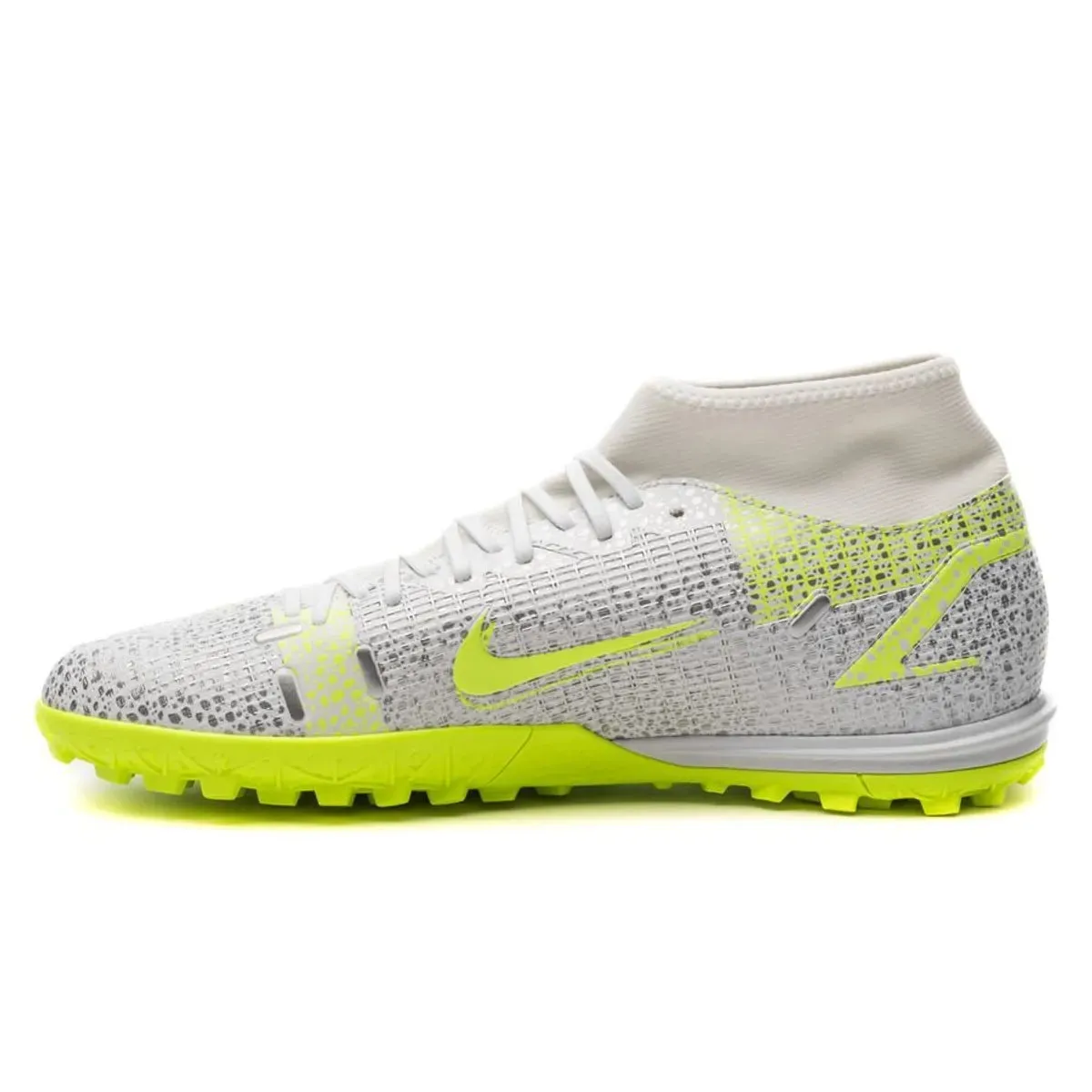 Nike Mercurial Superfly 8 Academy TF Silver Safari/Black/Metallic Silver/Volt