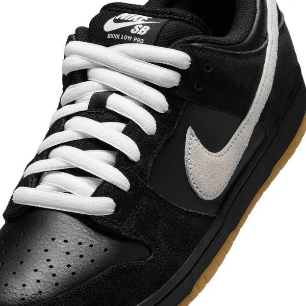 Nike SB Dunk Low Pro Black - White - Gum Light Brown