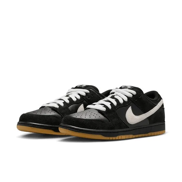 Nike SB Dunk Low Pro Black - White - Gum Light Brown
