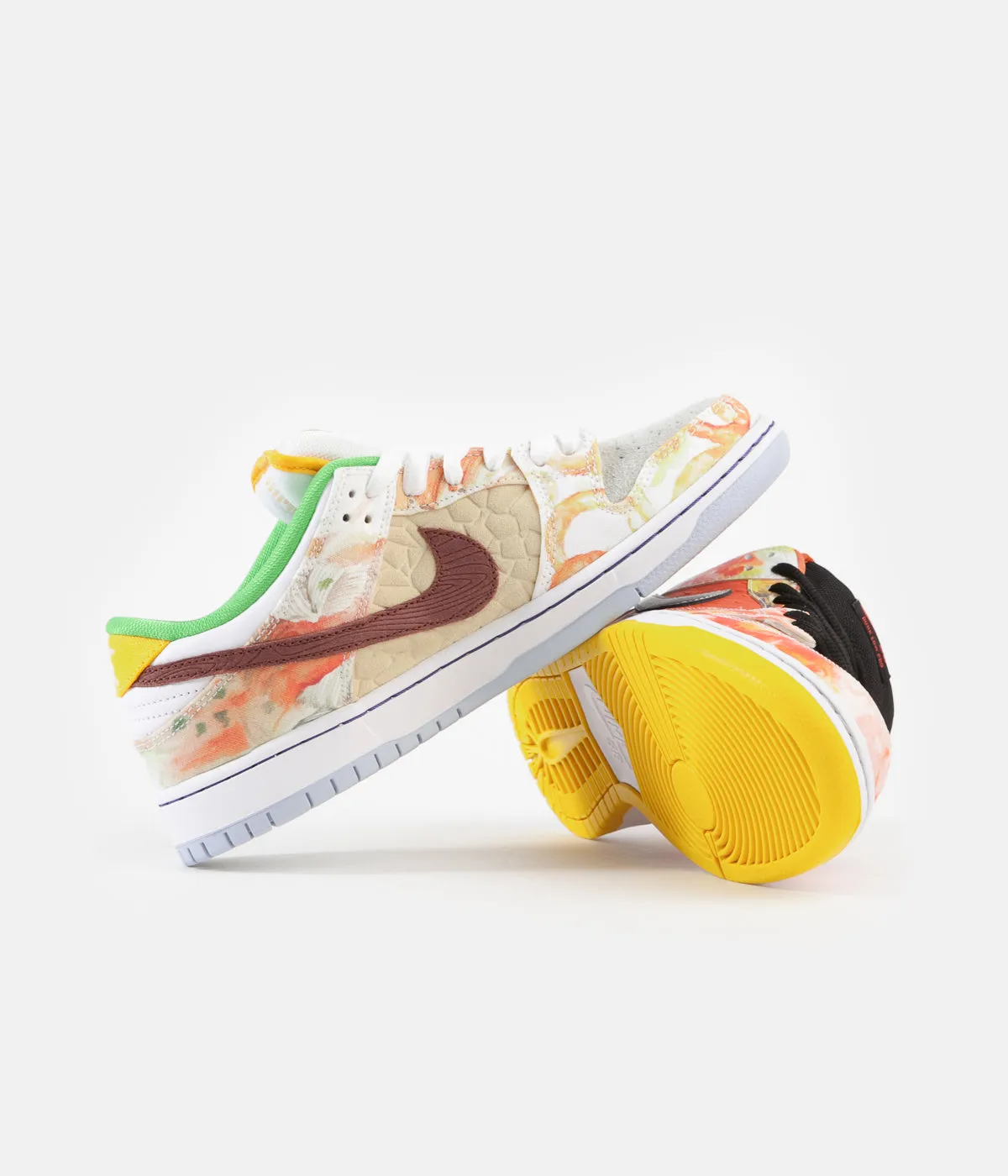Nike SB Dunk Low Pro 'Street Hawker' Shoes - Metallic Copper / Metallic Silver