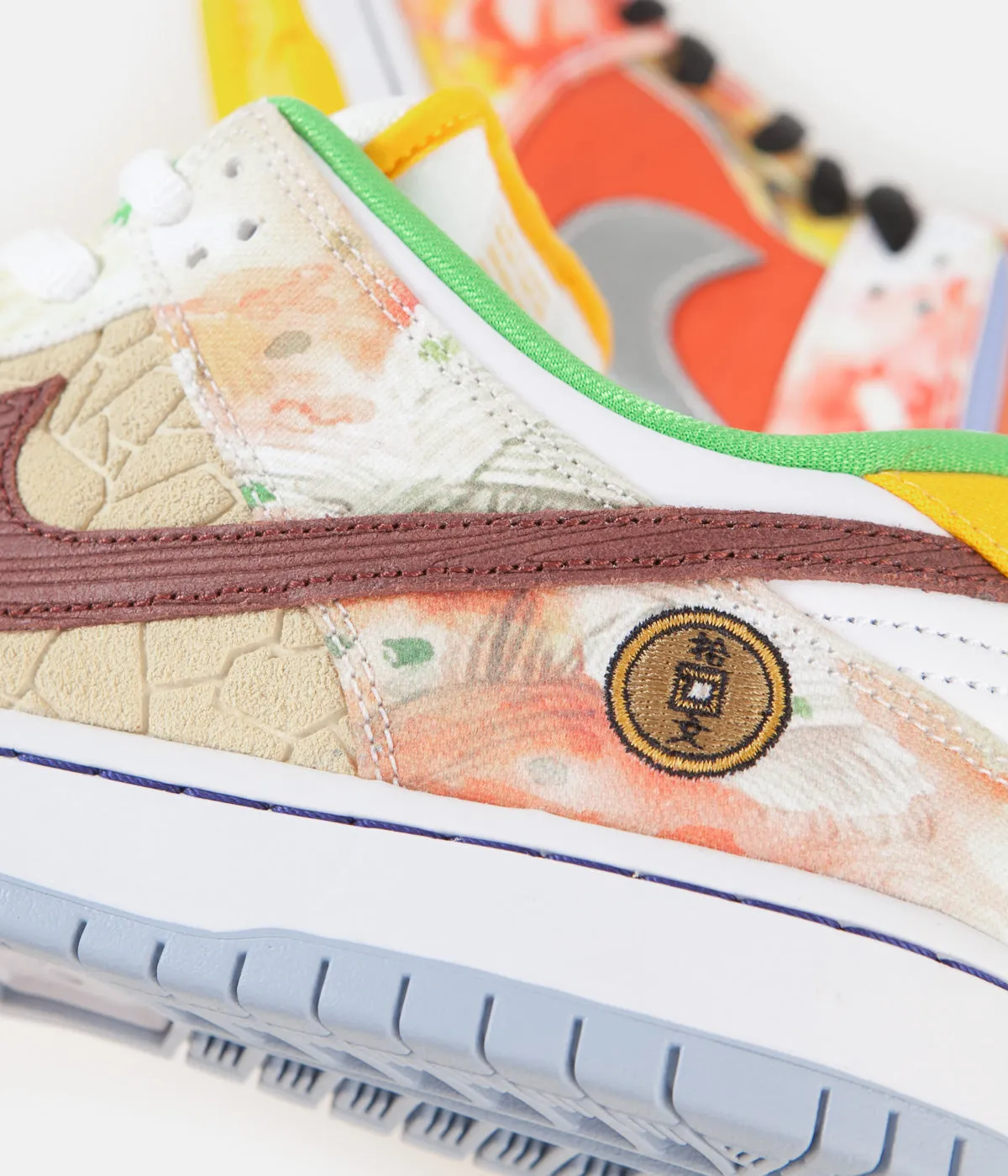 Nike SB Dunk Low Pro 'Street Hawker' Shoes - Metallic Copper / Metallic Silver