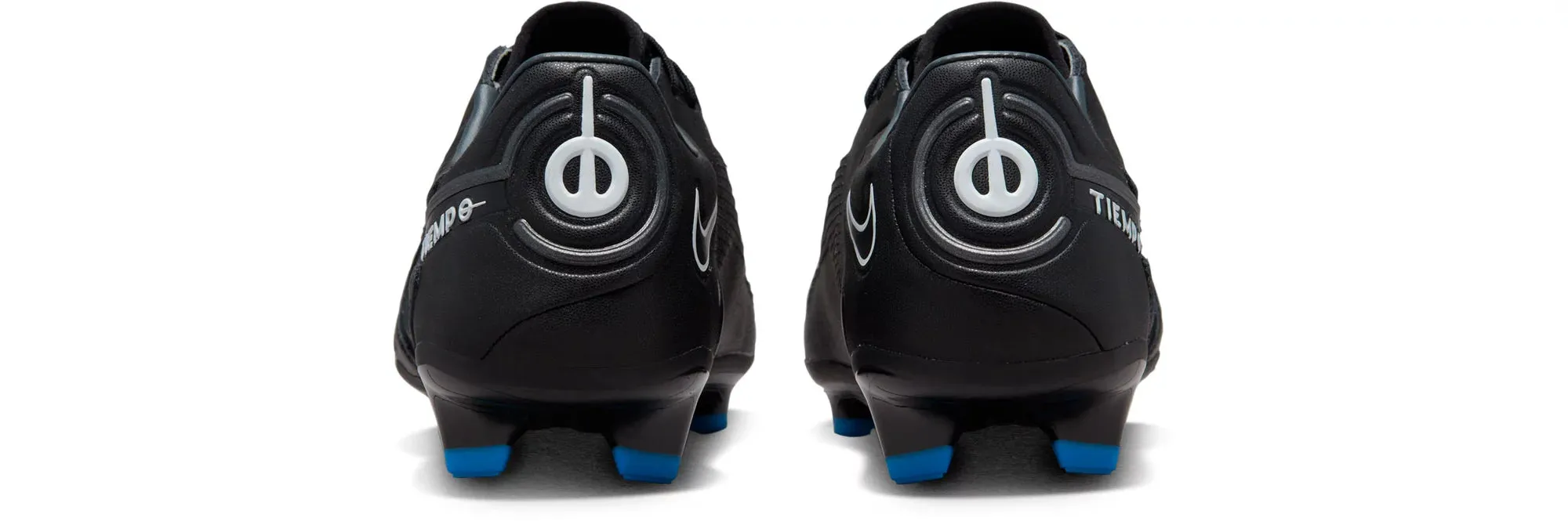 Nike Tiempo Legend 9 Elite FG Firm Ground Soccer Cleat -  Black/Summit White/Light Photo Blue/Dark Smoke Grey