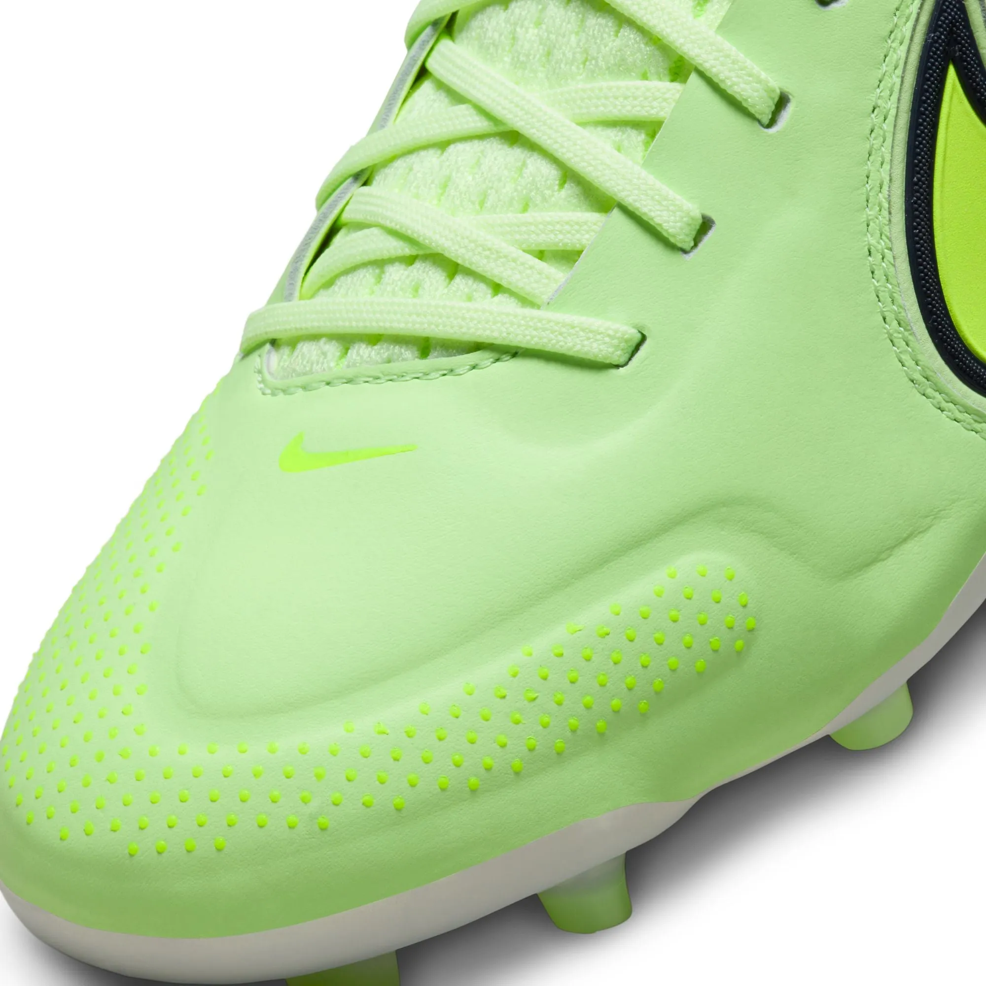 Nike Tiempo Legend 9 Elite FG Firm Ground Soccer Cleat - Yellow/White/Dark Grey