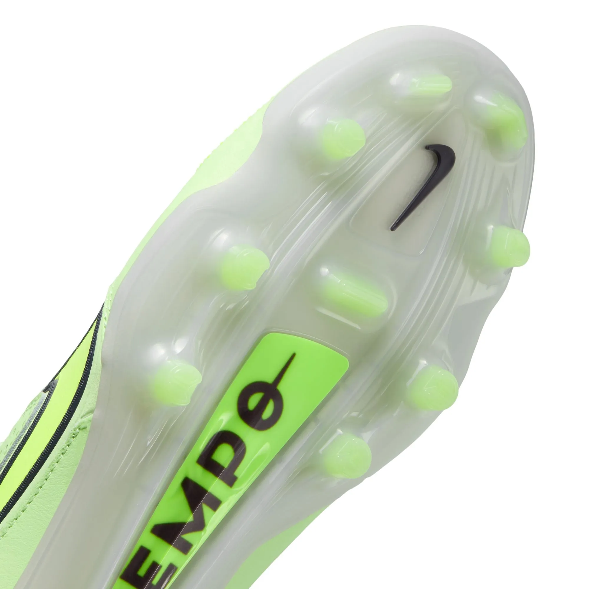 Nike Tiempo Legend 9 Elite FG Firm Ground Soccer Cleat - Yellow/White/Dark Grey