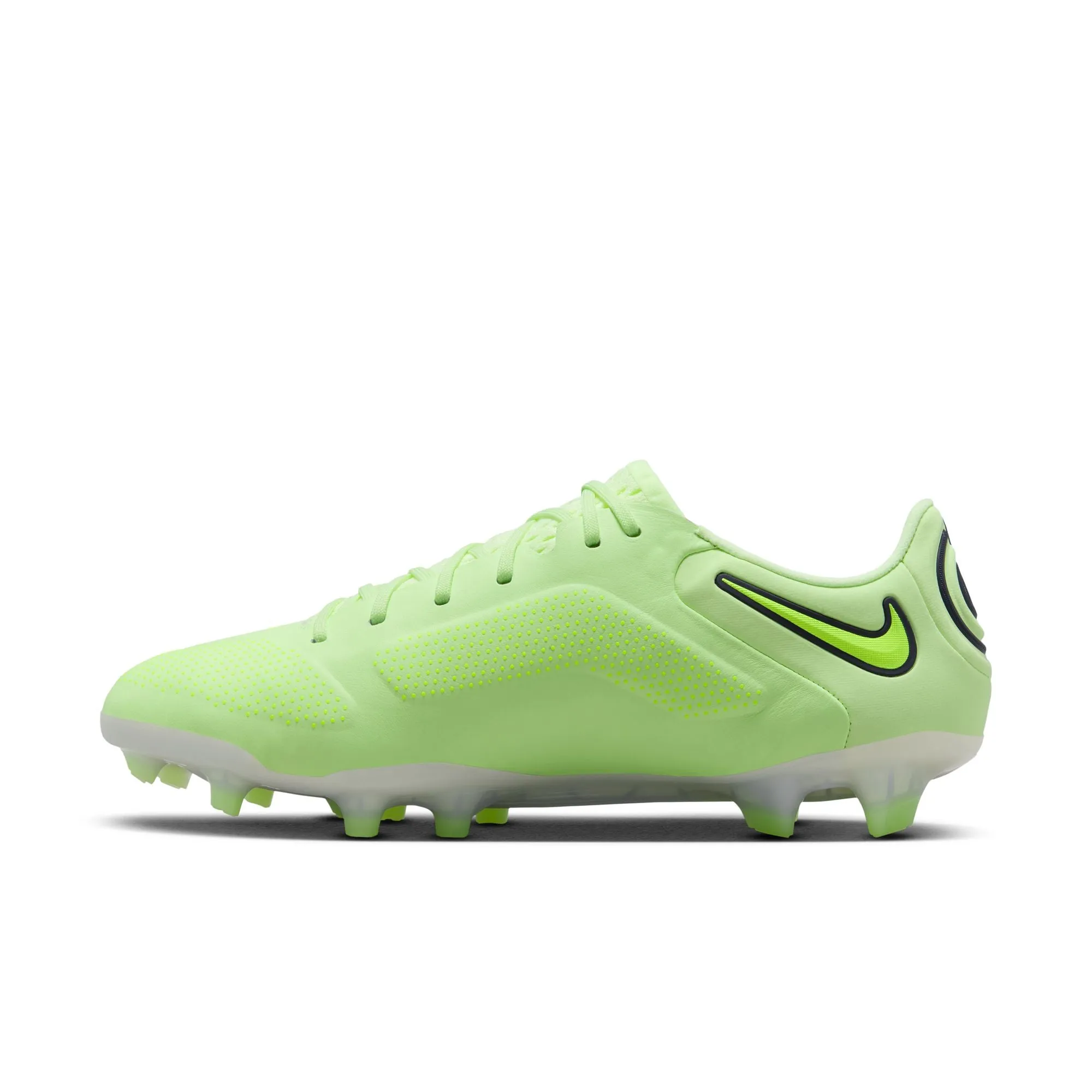 Nike Tiempo Legend 9 Elite FG Firm Ground Soccer Cleat - Yellow/White/Dark Grey