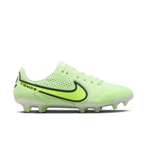 Nike Tiempo Legend 9 Elite FG Firm Ground Soccer Cleat - Yellow/White/Dark Grey