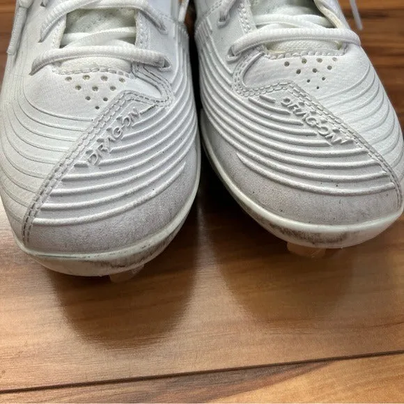 Nike White Lunarlon Softball Cleats