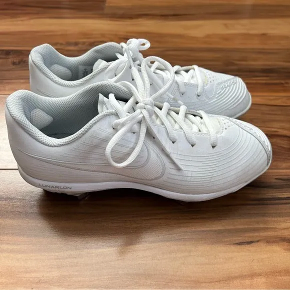 Nike White Lunarlon Softball Cleats