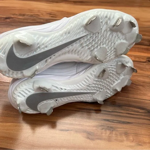 Nike White Lunarlon Softball Cleats