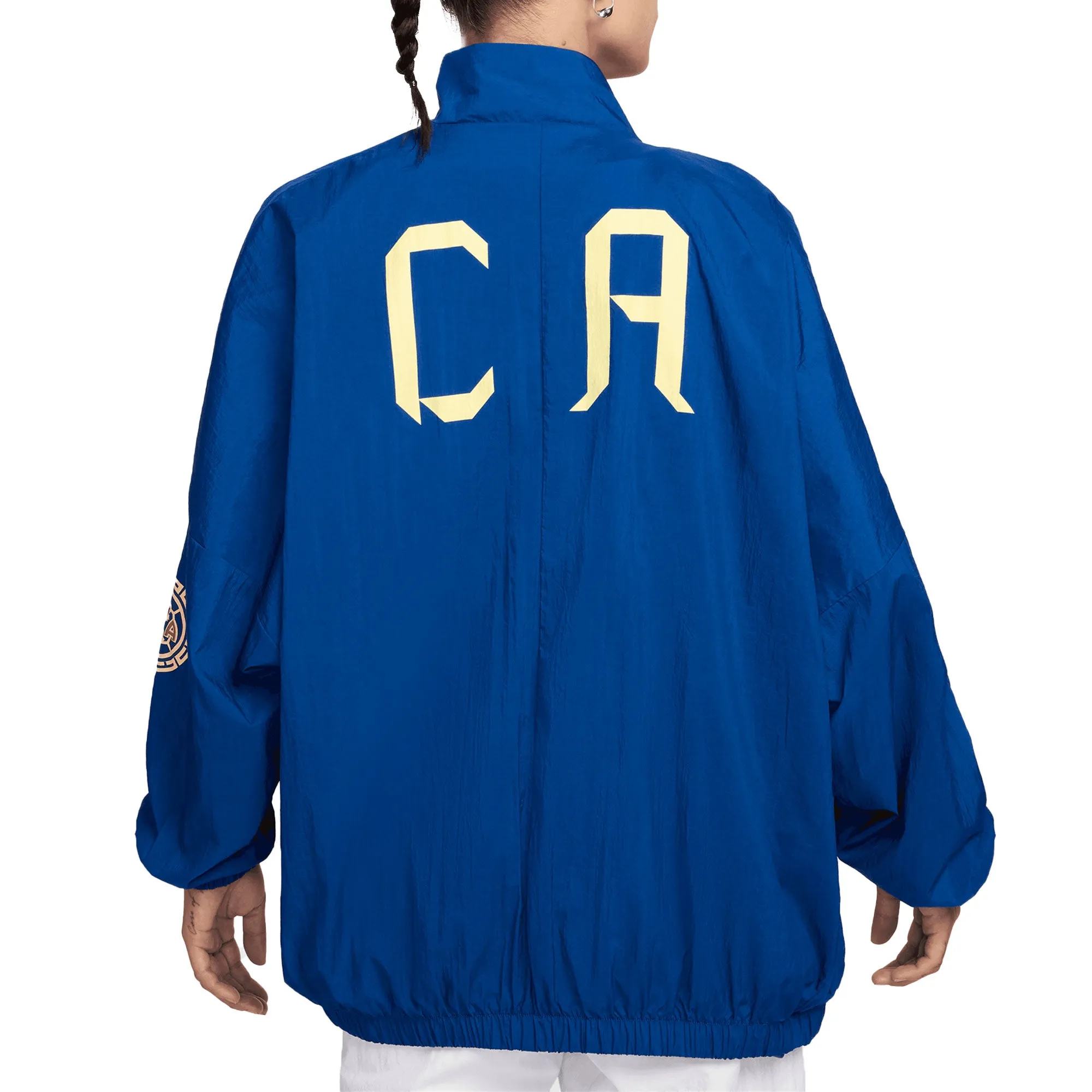 Nike Women's Club America 2024/25 Essential Jacket Gym Blue/Lemon Chiffon