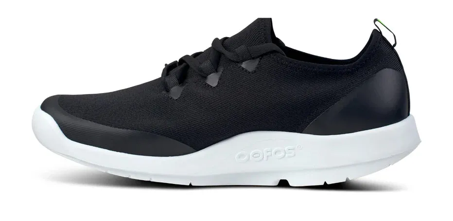 OOFOS OOmg Sport Shoe (White/Black) - Men's