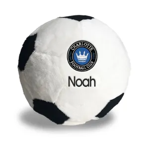 Personalized Charlotte FC Plush Soccer Ball