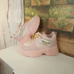 Pinks Chunks Casual Shoes