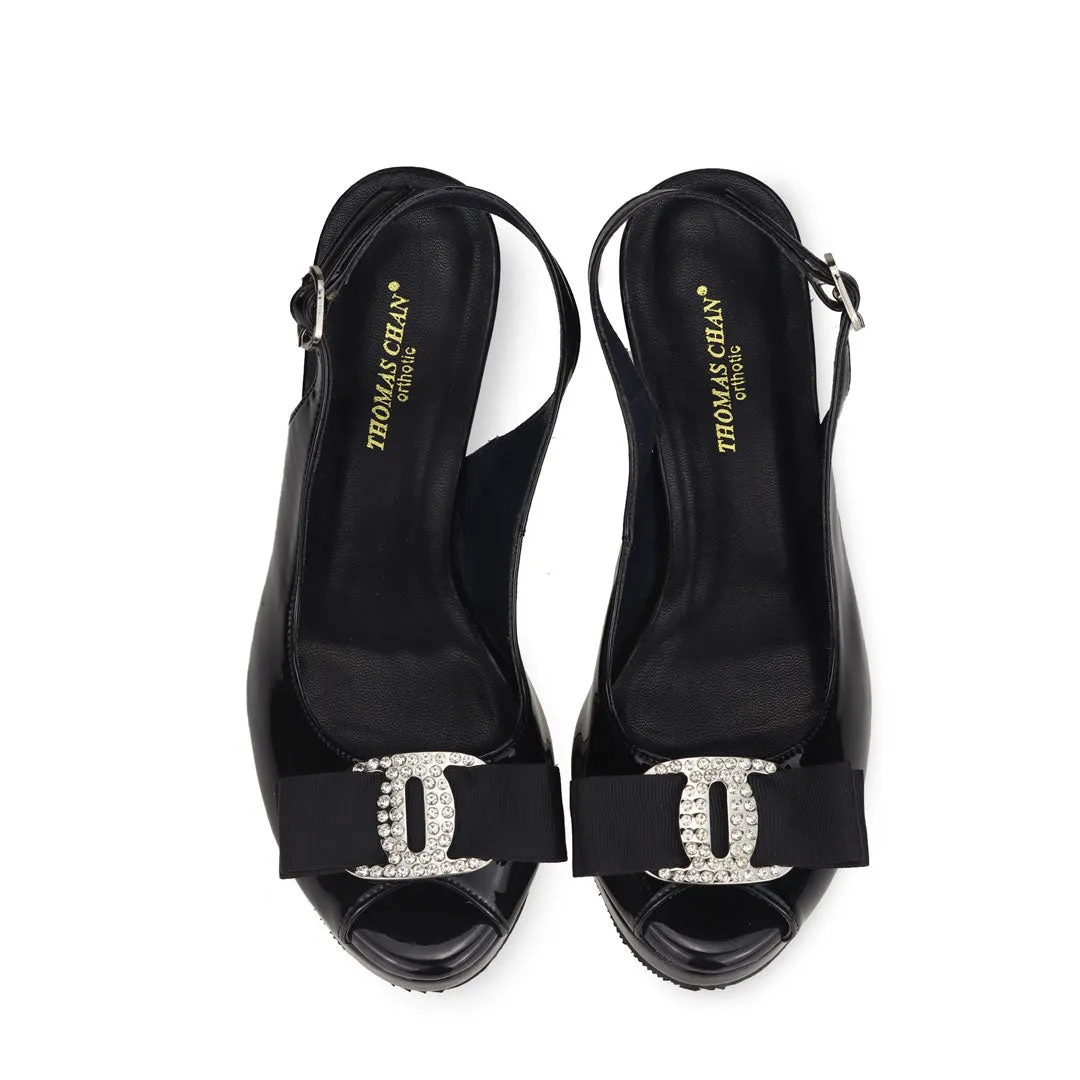 [Pre-Order] Peep Toe Slingback Stiletto High Heels 3"inch [Office Wear Series]
