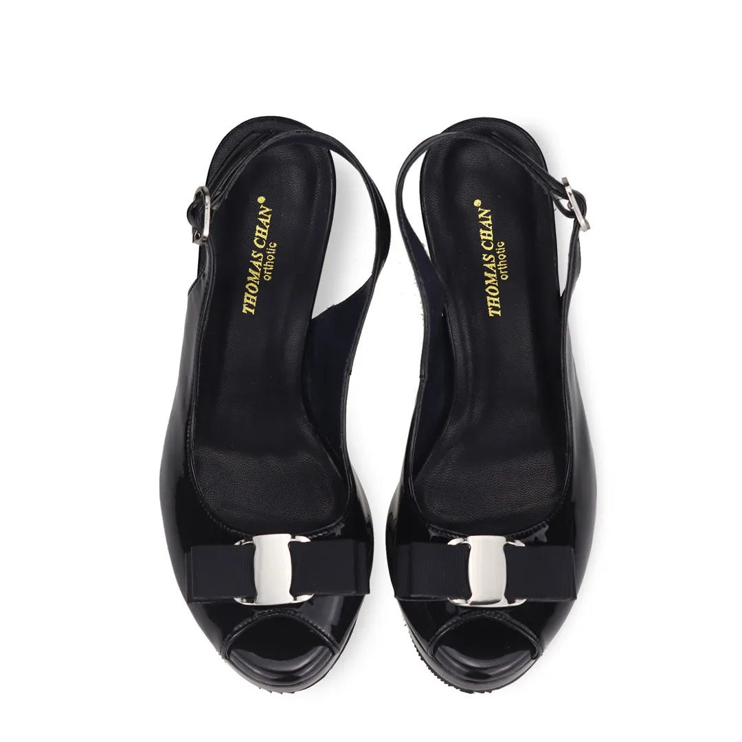 [Pre-Order] Peep Toe Slingback Stiletto High Heels 3"inch [Office Wear Series]