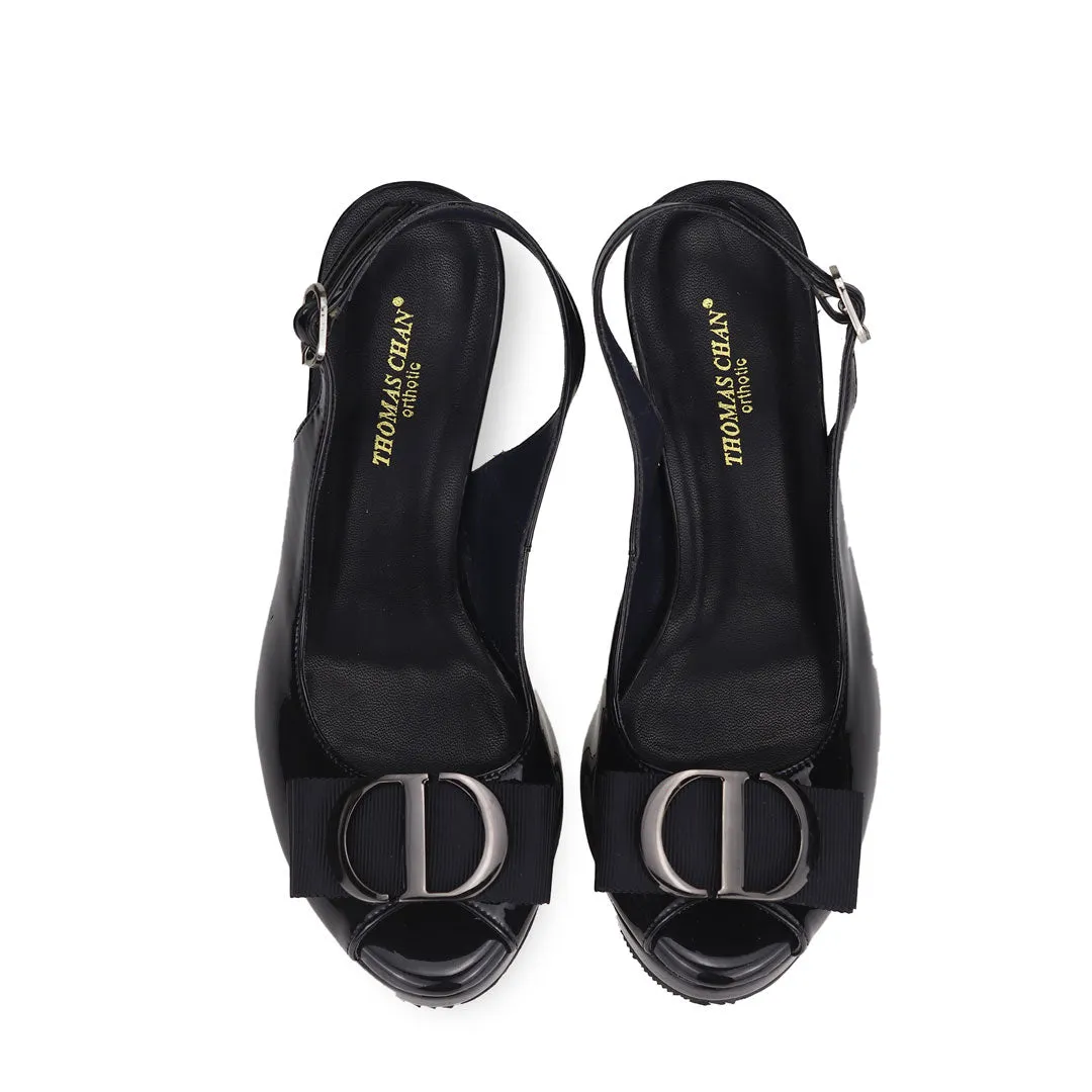 [Pre-Order] Peep Toe Slingback Stiletto High Heels 3"inch [Office Wear Series]