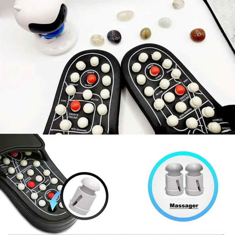 Reflexology Acupressure Slippers – Foot Therapy for Pain Relief