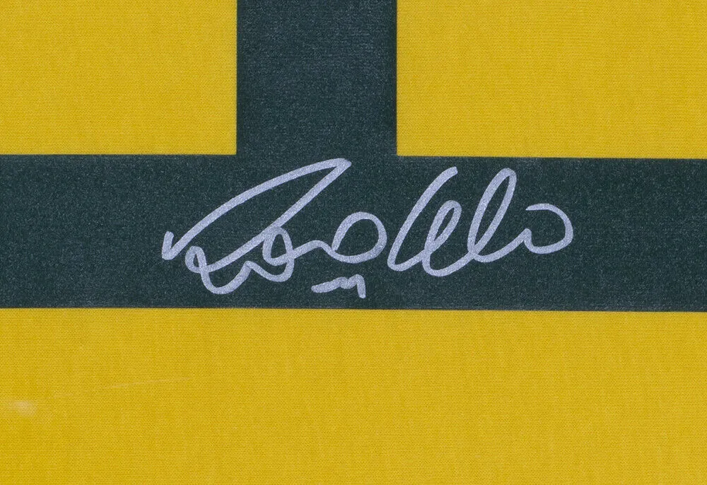 Ronaldo Signed Framed Yellow Brazil Soccer Jersey BAS ITP