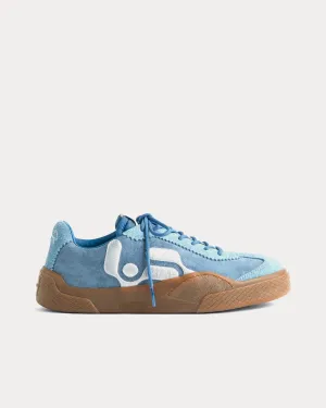 Santos Suede Indigo Low Top Sneakers