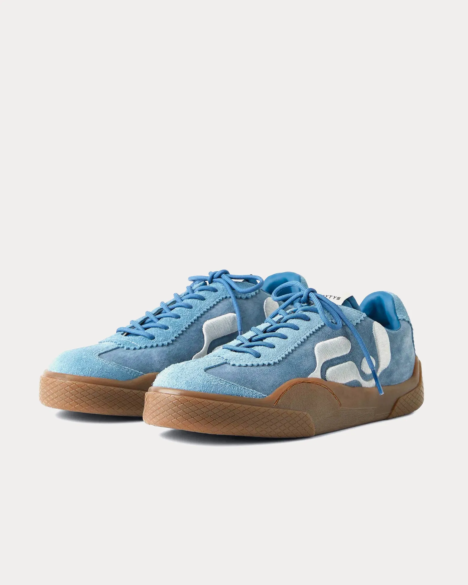 Santos Suede Indigo Low Top Sneakers