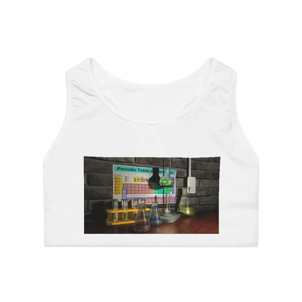 Science Scene Sports Bra (AOP)