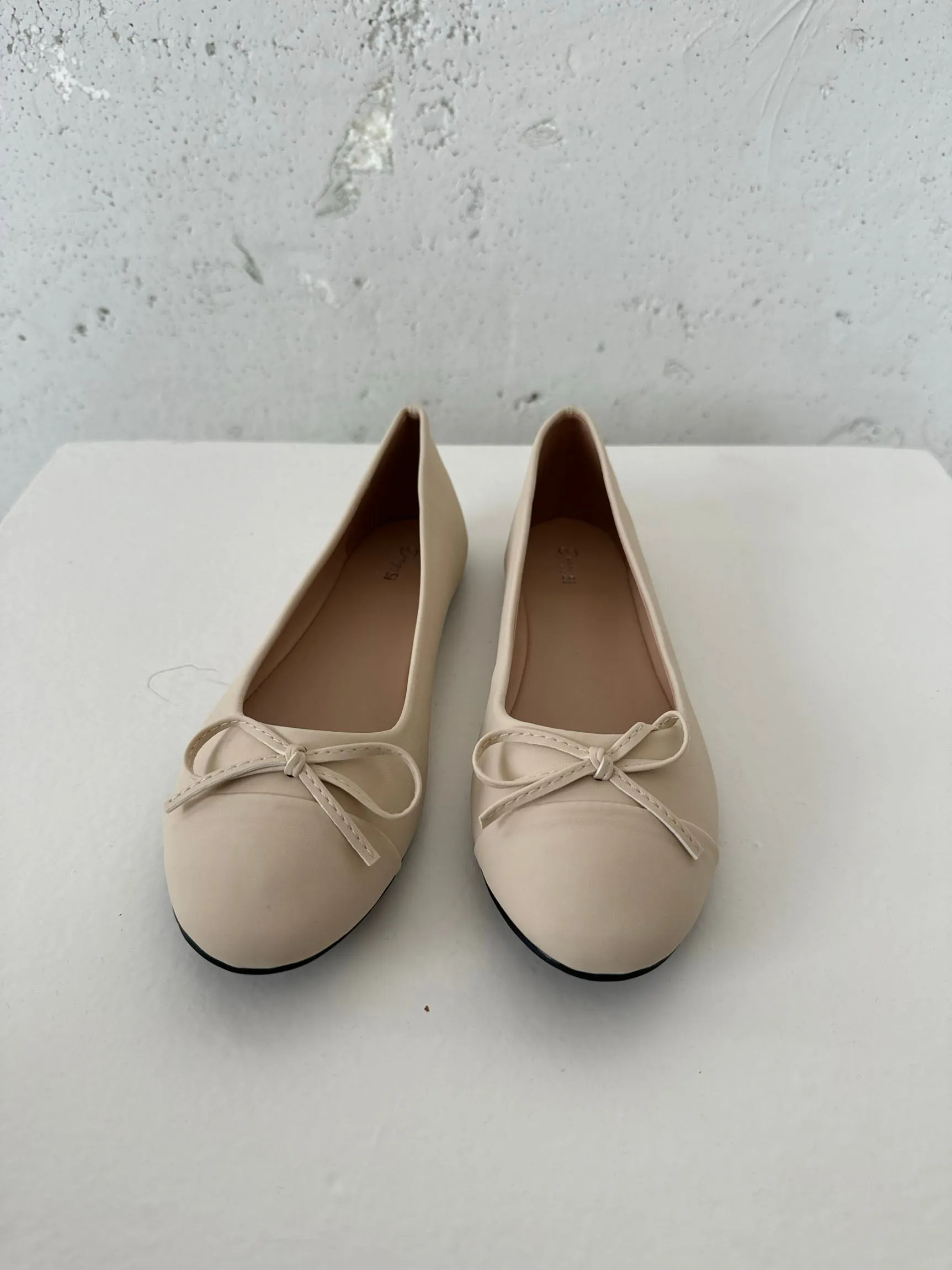Segovia ballet flats with a bow - Off-white