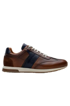 Slow Classic Leather Trainers - Cognac