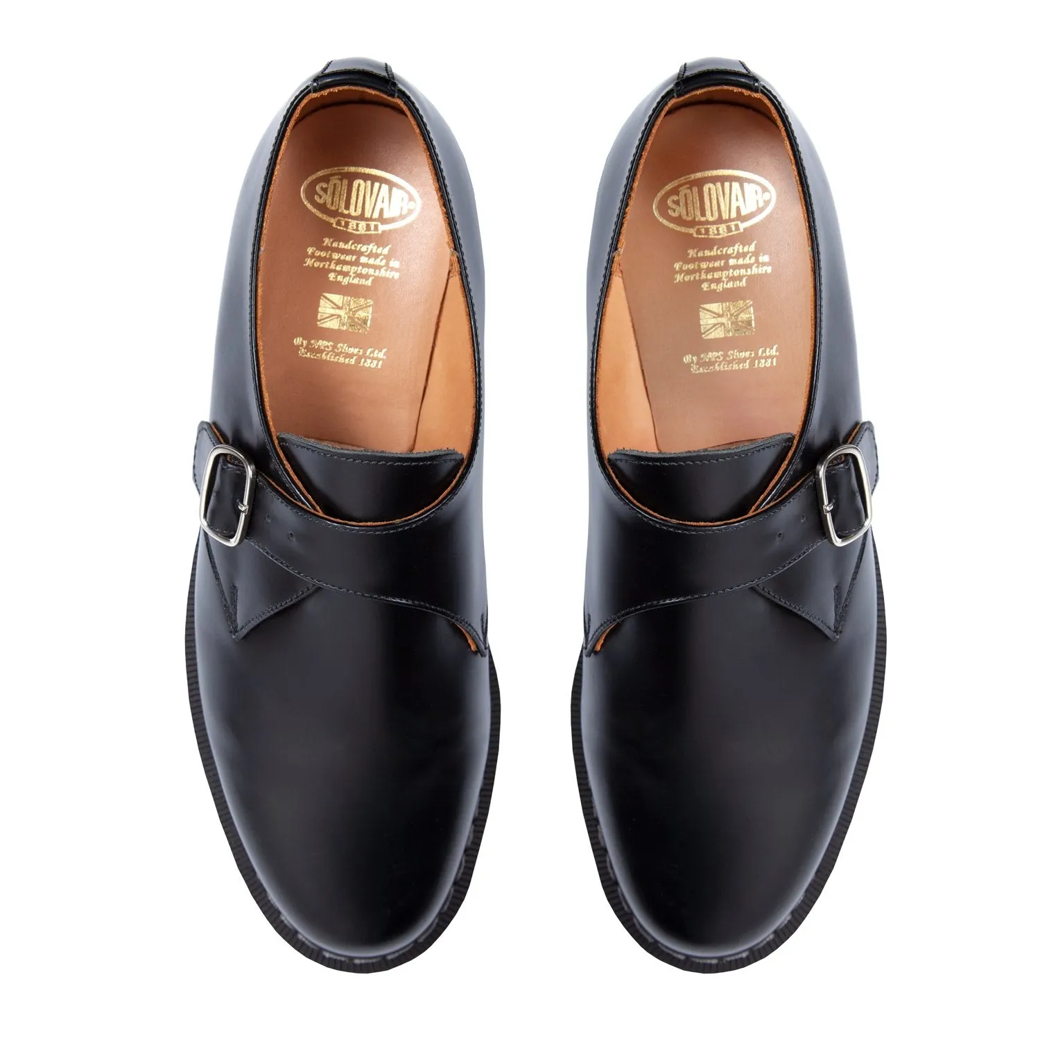 Solovair Single Buckle Monk Shoe