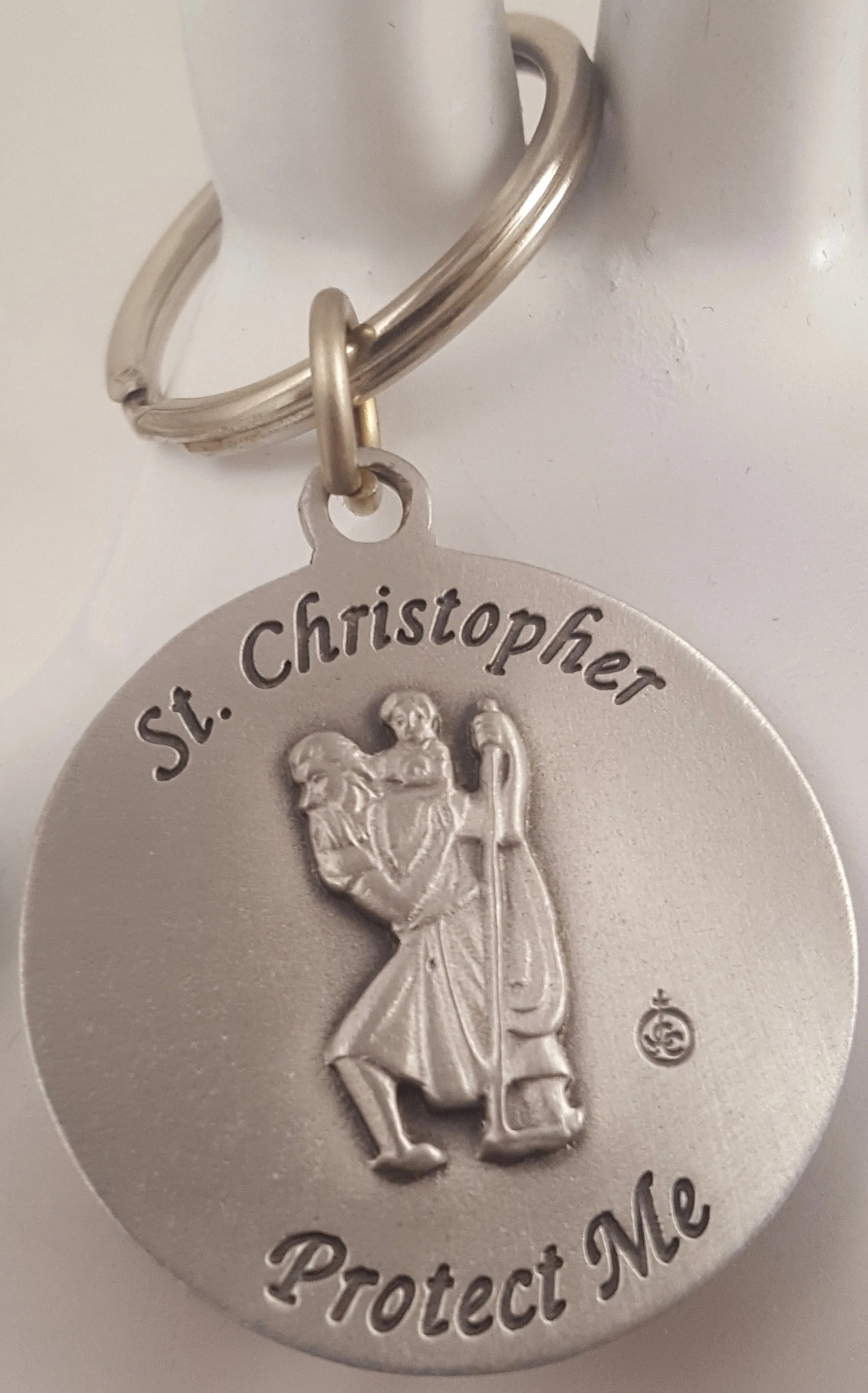 St Christopher Sport Key Chain-Soccer   **DISCONTINUED***