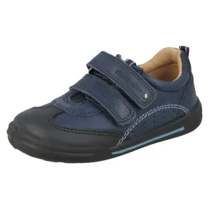 Start-Rite Flexy-Soft Air Navy Leather Shoes