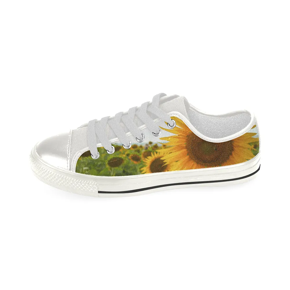 Sunflowers Low Rise Women's Shoes up to size 12