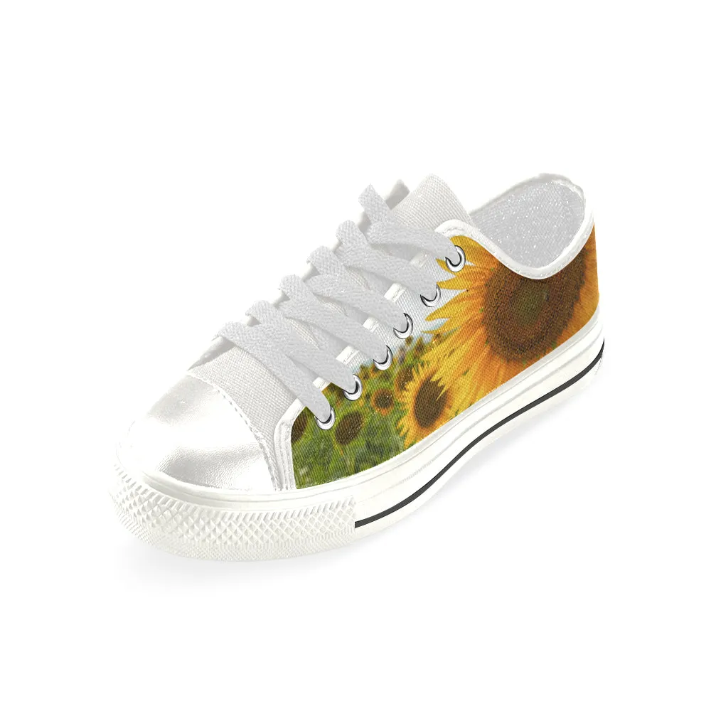 Sunflowers Low Rise Women's Shoes up to size 12